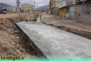 اجرای پروژه تعریض ضلع شرقی و غربی پل کانال شمال شهر جنب میدان آزادگان