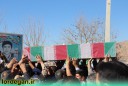 تشییع شهید گمنام تازه تفحص شده در شهر لردگان