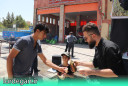 برپایی موکب جاماندگان اربعین شهرداری لردگان